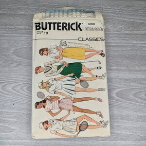 Vintage Butterick Skirt Pattern 6320 Size 10